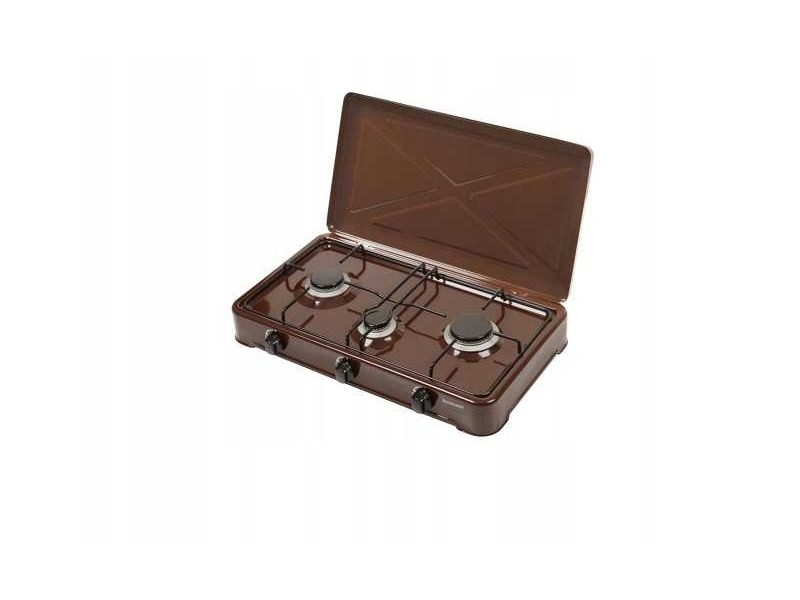 Prenosný plynový varič Ravanson s 3 horákmi K-03BR